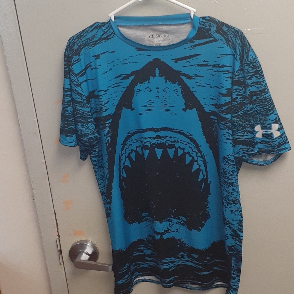 Under Armour shark shirt
